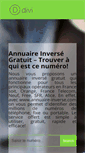 Mobile Screenshot of inverse-annuaire.org